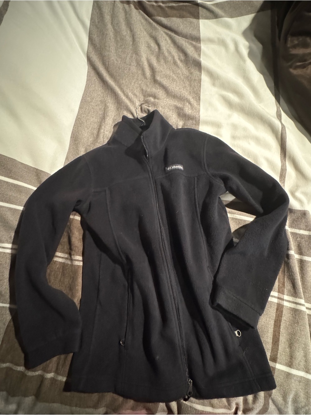 Columbia Black Full-Zip Fleece Jacket